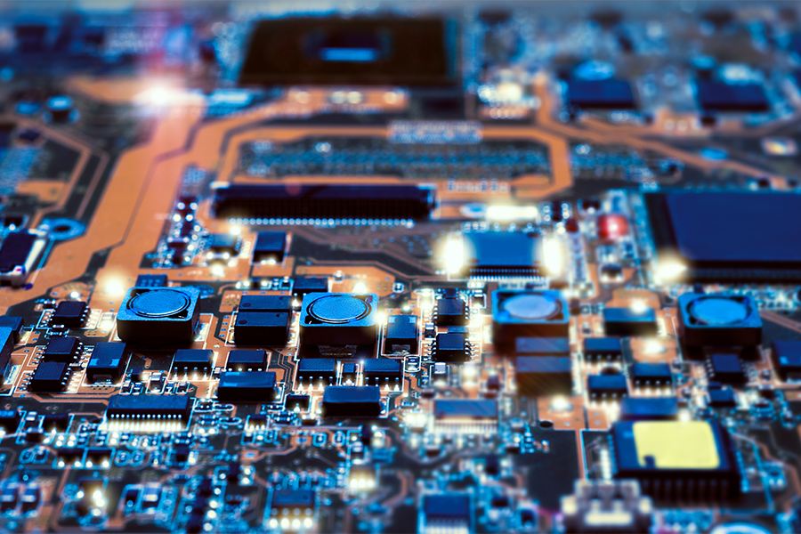 What tests are generally required for electronic components?