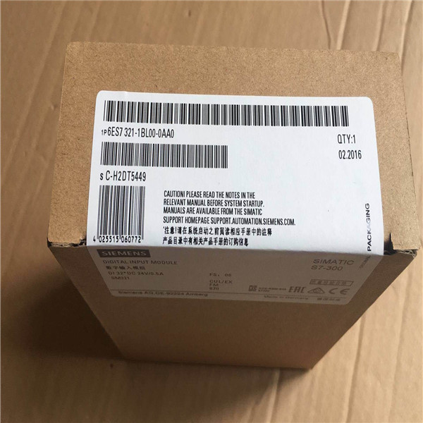 6ES73211BL000AA0 Siemens SM321 digital quantity input module 6ES7 321-1bl00-0aa0