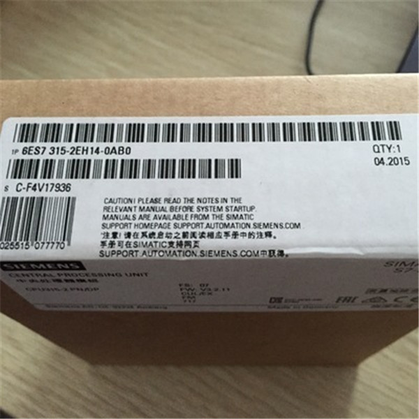 6es7315-2ah14-0ab0 Siemens s7-300 CPU controller PLC module in stock