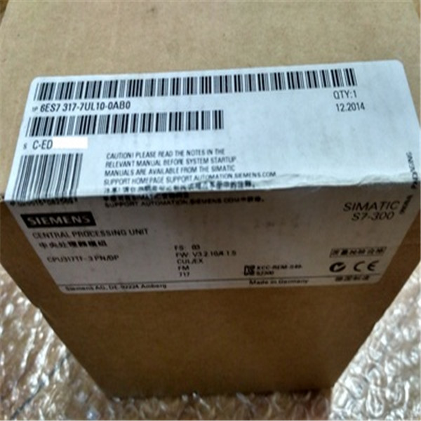 Siemens 6es7317-7ul10-0ab0 CPU module 6ES73177UL100AB0